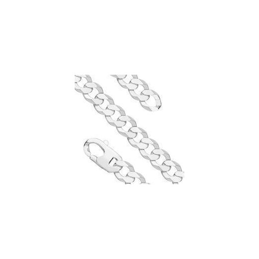 Bransoletka diamentowana pancerka płaska pr. 925 Ø 0350