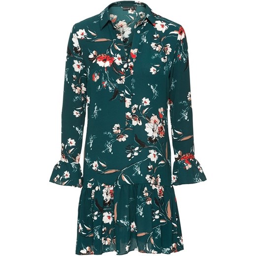 Sukienka w kwiaty BODYFLIRT 52 bonprix