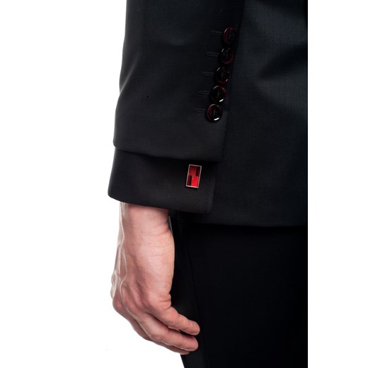 garnitur winchell 311 czarny slim fit