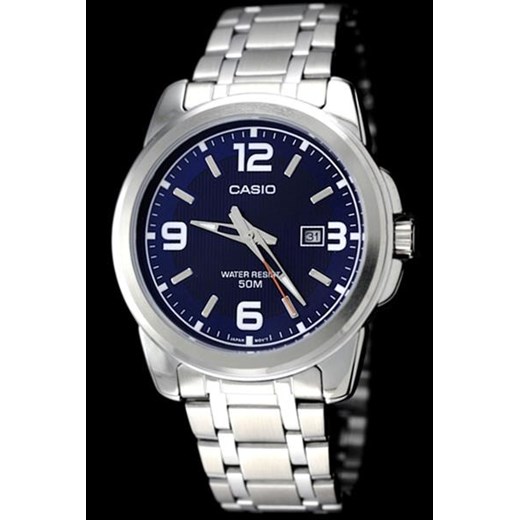 ZEGAREK MĘSKI CASIO MTP-1314D 2AV (zd024a) - Srebrny Casio TAYMA