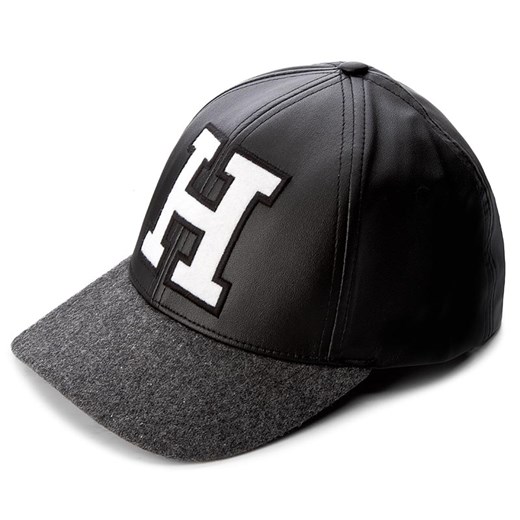 Czapka damska TOMMY HILFIGER - DENIM Baseball Cap AW0AW0427 002 czarny Tommy Hilfiger eobuwie.pl