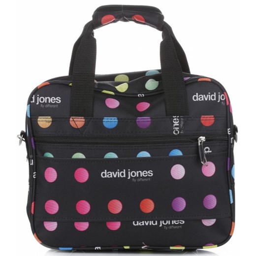 Walizki David Jones Zestaw 2w 1 Rounds (kolory) czarny David Jones wyprzedaż PaniTorbalska