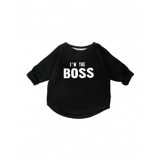 BLUZA "I'M THE BOSS" czarny 98/104 i love milk