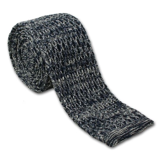 Dziergany Krawat Knit - Melanż - 5,5 cm - Alties KRALTS0124 Alties JegoSzafa.pl