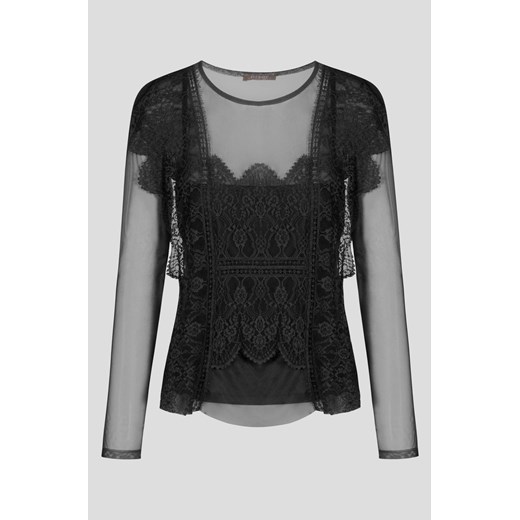 Koszulka z koronką czarny ORSAY XL orsay.com