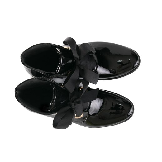 BOTKI SKÓRZANE CZARNY LAKIER 2010 Lafemmeshoes 41 lafemmeshoes.pl