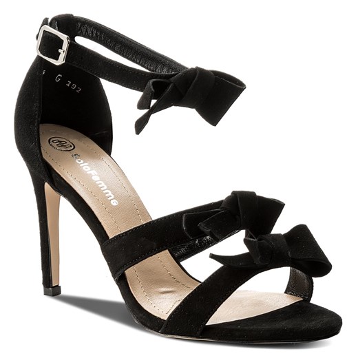 Sandały SOLO FEMME - 26479-53-020/000-07-00 Czarny Solo Femme 40 eobuwie.pl