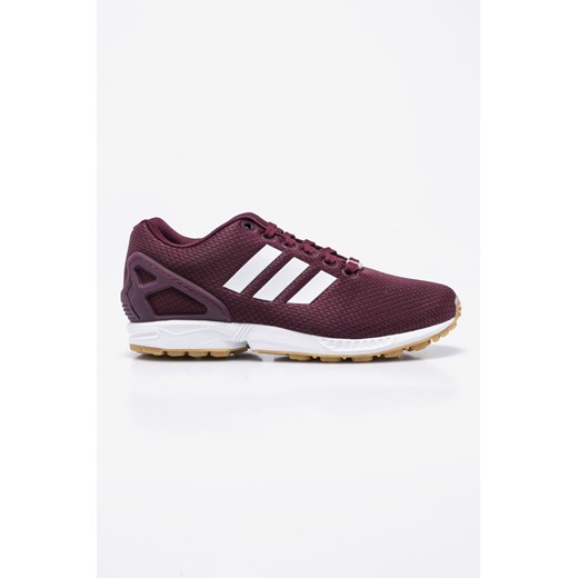 Buty sportowe damskie Adidas Originals dla biegaczy zx flux wiązane bez wzorów na koturnie