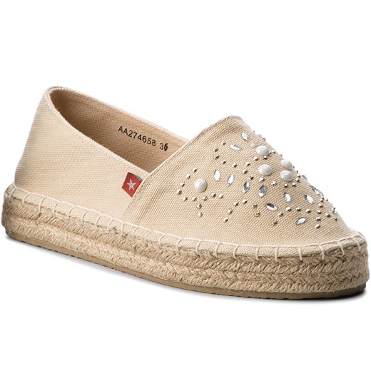 Espadryle BIG STAR - AA274658 Beige Big Star 40 eobuwie.pl