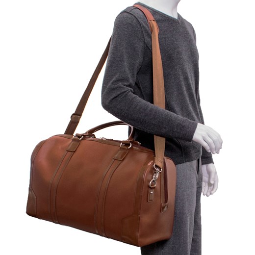 Skórzana torba podróżna McKlein Kinzie 88194 brązowa Mcklein Skorzana.com
