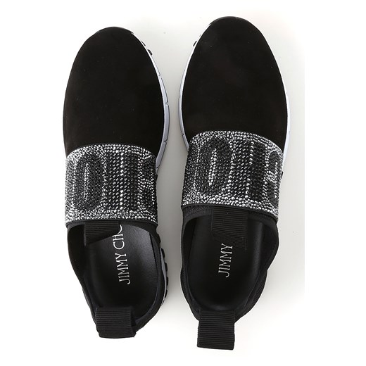 Jimmy Choo Trampki dla Kobiet, Czarny, Skóra, 2017, 36 36.5 37 37.5 38 38.5 39 40 Jimmy Choo 40 RAFFAELLO NETWORK