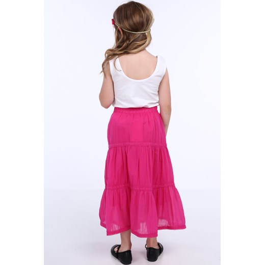 Spódniczka dziewczęca maxi amarantowa NDZ55001 fasardi 146 fasardi.com