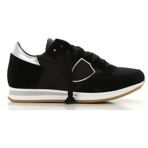 Philippe Model Trampki dla Kobiet, Czarny, Zamsz naturalny, 2017, 35 36 37 38 40 Philippe Model 37 RAFFAELLO NETWORK