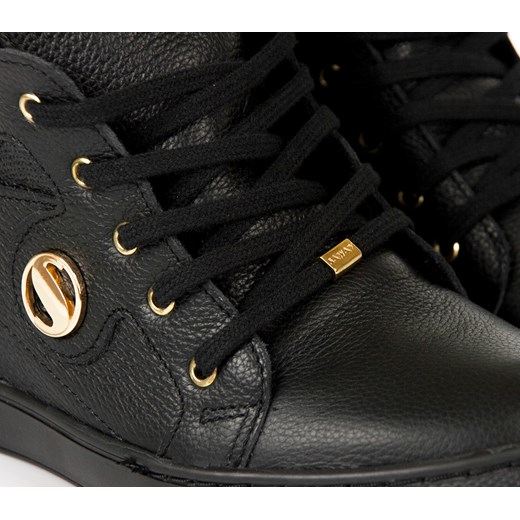 Czarne sneakersy Sharlene
