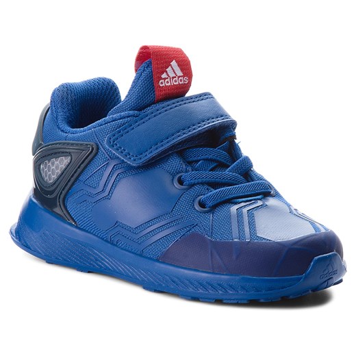 Buciki niemowlęce Adidas z tworzywa sztucznego na rzepy