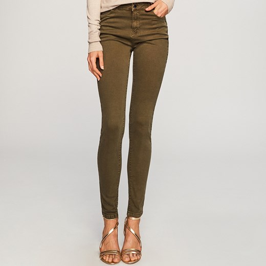 Reserved - Dopasowane spodnie - Khaki