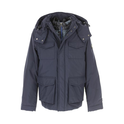 Woolrich Chłopięca Kurtka Puchowa dla Dzieci, Narciarska Kurtka Puchowa, Niebieski, Puch kaczy, 2019, 10Y 12Y 14Y Woolrich 12Y RAFFAELLO NETWORK