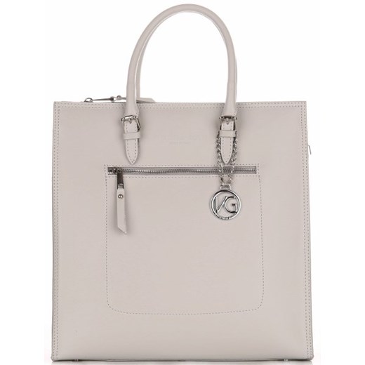 Shopper bag Vittoria Gotti matowa elegancka skórzana