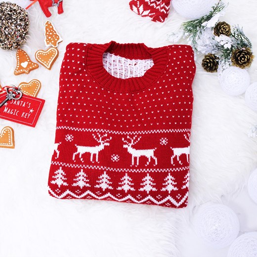 Sweter damski Magmac wielokolorowy casual
