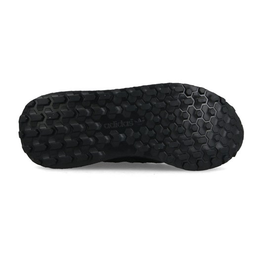 Buty sportowe damskie Adidas Originals do biegania młodzieżowe sznurowane czarne bez wzorów płaskie z gumy