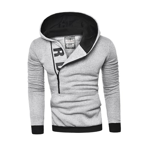 Wyprzedaż bluza RDI1742 - szary/czarny Risardi L