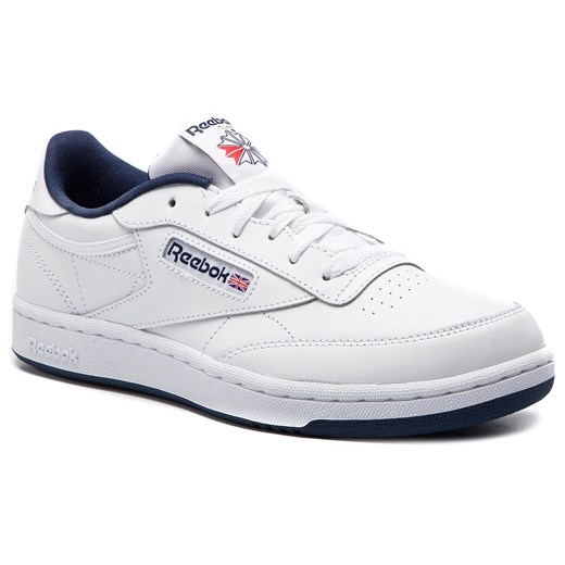 Białe trampki dziecięce Reebok gładkie