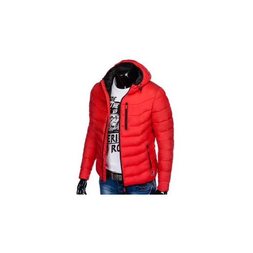 Kurtka męska Ombre Clothing gładka