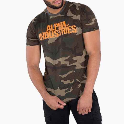 T-shirt męski Alpha Industries z nadrukami