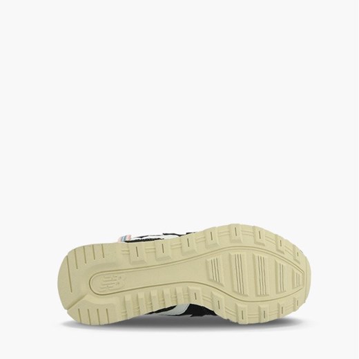 Buty sportowe damskie granatowe New Balance do biegania bez wzorów sznurowane