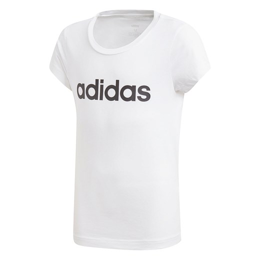 Adidas bluzka dziewczęca z krótkim rękawem z napisami