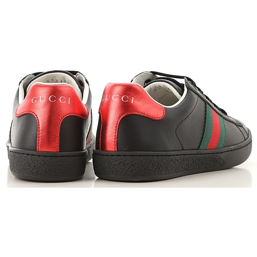 Gucci Buty Dziecięce dla Chłopców Na Wyprzedaży, czarny, Skóra, 2019, 25 31