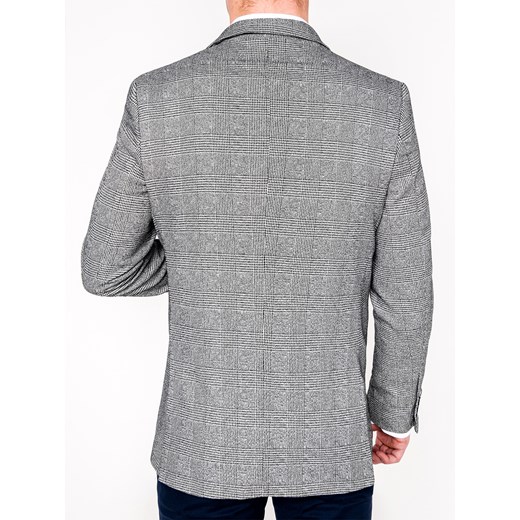 MARYNARKA MĘSKA ELEGANCKA M92 - CZARNA Ombre Clothing XS ombre