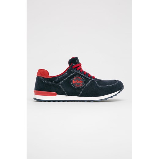 Buty sportowe męskie Lee Cooper granatowe ze skóry