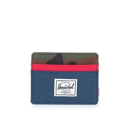 Portfel Herschel Charlie Wallet navy / red / woodland camo (10045-00041) Herschel Supply Co. uniwersalny bludshop.com