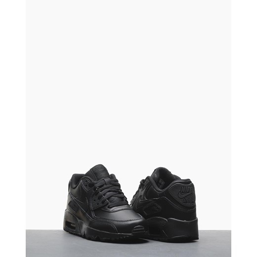 Buty Nike Air Max 90 Leather Gs (black/black) Nike 38.5 Roots On The Roof wyprzedaż