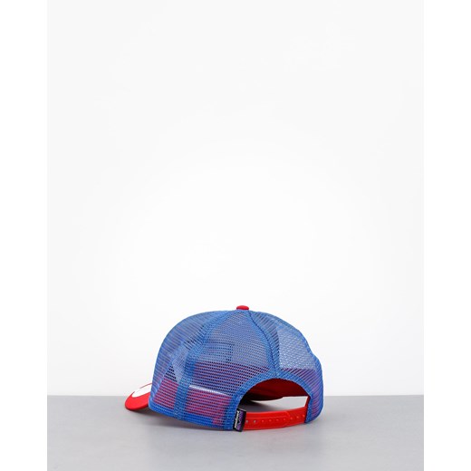 Czapka z daszkiem Patagonia Logo Trucker ZD (white w/fire/andes blue) Patagonia Roots On The Roof