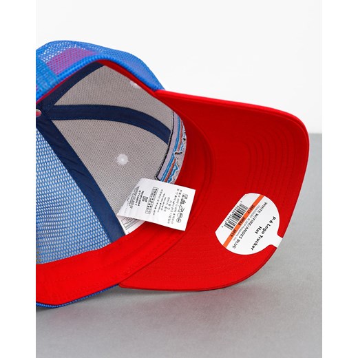 Czapka z daszkiem Patagonia Logo Trucker ZD (white w/fire/andes blue) Patagonia Roots On The Roof