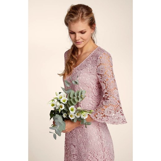 Sukienka Cellbes na wesele różowa mini elegancka z jerseyu