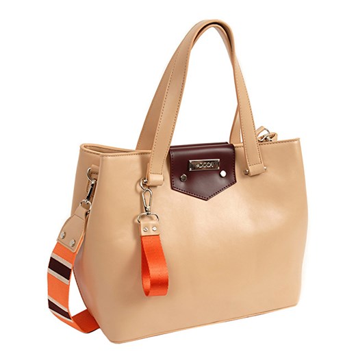 Doca shopper bag duża matowa na ramię