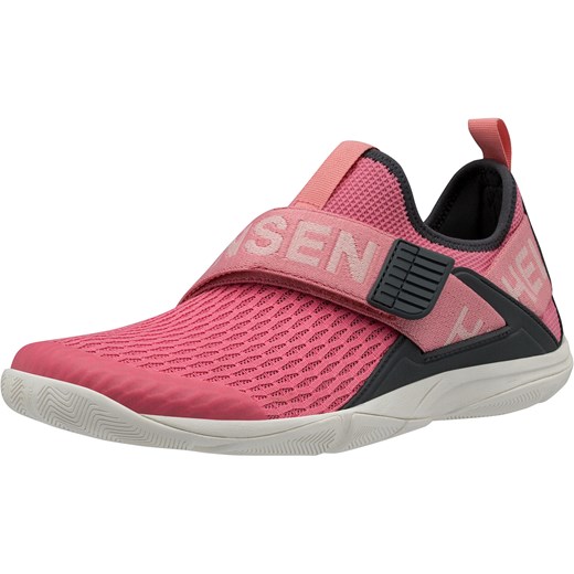 Buty sportowe damskie różowe Helly Hansen do biegania na płaskiej podeszwie gładkie bez zapięcia