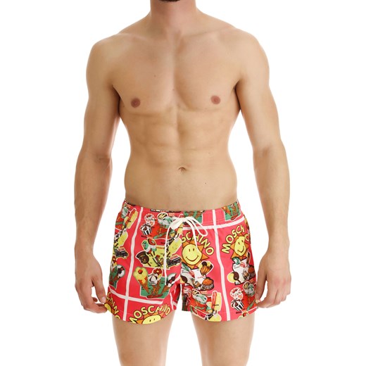 Moschino Spodenki Kąpielowe i Kąpielówki dla Mężczyzn Na Wyprzedaży w Dziale Outlet, multikolor, Poliester, 2019, XL XS