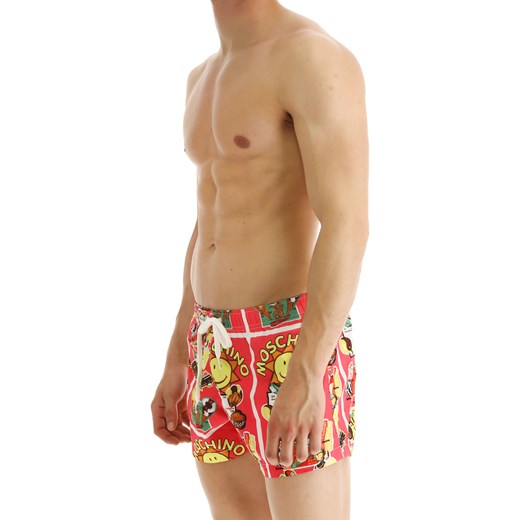 Moschino Spodenki Kąpielowe i Kąpielówki dla Mężczyzn Na Wyprzedaży w Dziale Outlet, multikolor, Poliester, 2019, XL XS