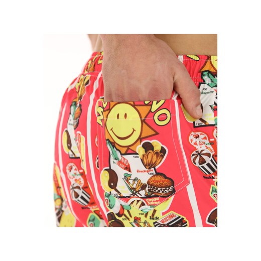 Moschino Spodenki Kąpielowe i Kąpielówki dla Mężczyzn Na Wyprzedaży w Dziale Outlet, multikolor, Poliester, 2019, XL XS