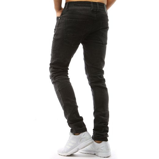 Jeansy męskie Dstreet czarne casual