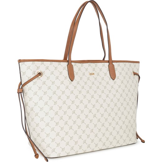 Shopper bag Joop! bez dodatków biała na ramię