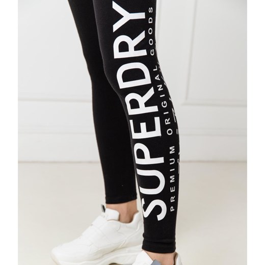 Leginsy sportowe Superdry jesienne