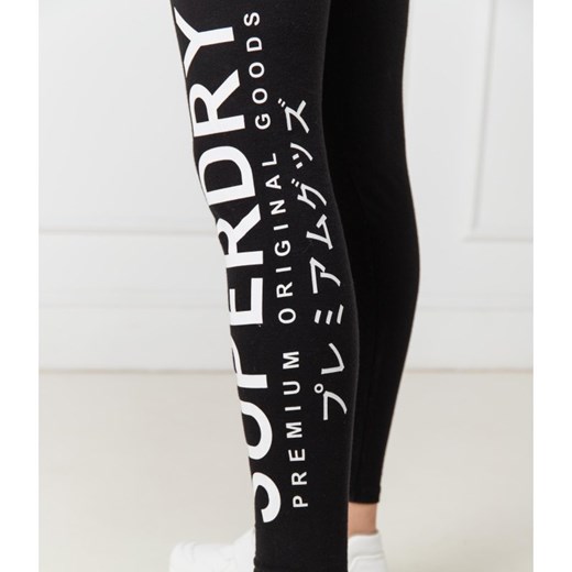 Leginsy sportowe Superdry jesienne