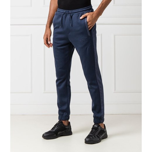 Niebieskie spodnie sportowe Boss Athleisure