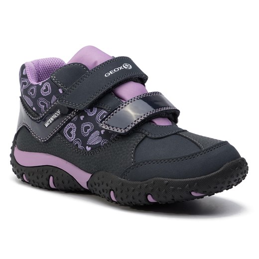 Buty zimowe dziecięce Geox z tworzywa sztucznego