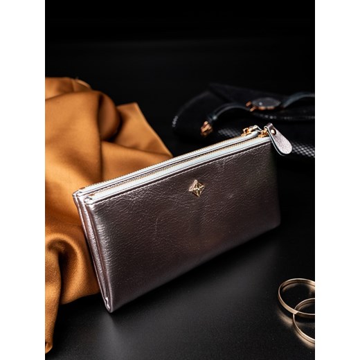Portfel damski Milano Design elegancki w zwierzęcy wzór